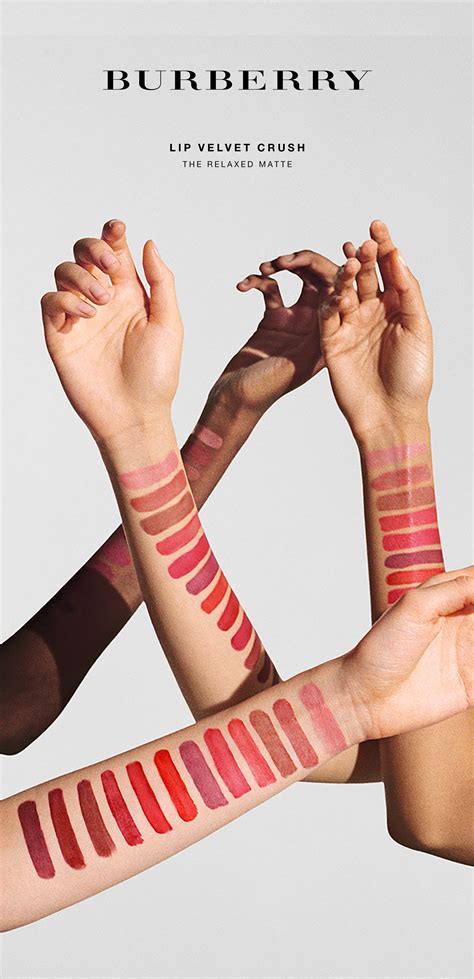 burberry lip velvet crush sheer matte stain|burberry lip velvet crush swatches.